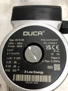 Двигатель насоса DUCA BPS-G 15-70, аналог P-10, для газовых котлов — фото 3 Двигатель насоса DUCA BPS-G 15-70, аналог P-10, для газовых котлов — фото 3