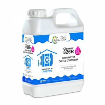 Реагент для промывки систем отопления HeatGUARDEX® Cleaner 826R 1 л Реагент для промывки систем отопления HeatGUARDEX® Cleaner 826R 1 л
